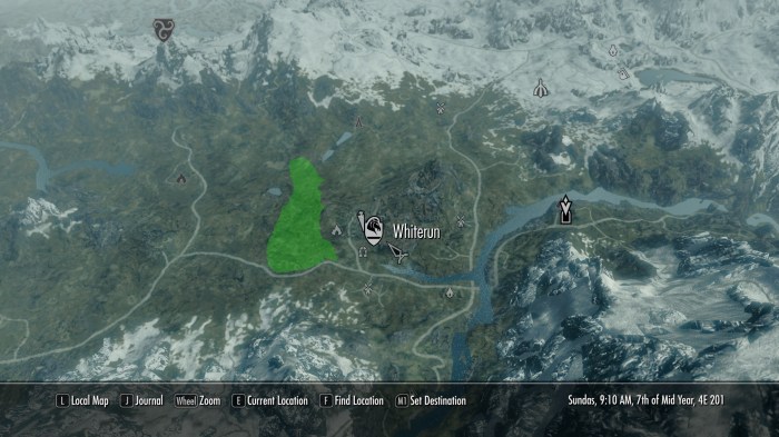 Hunting Grounds (approximate).