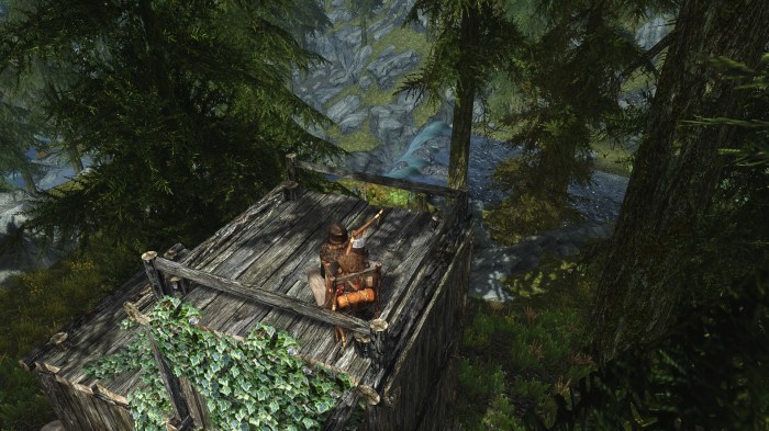 So it's a room with a view -- just not on the same floor.