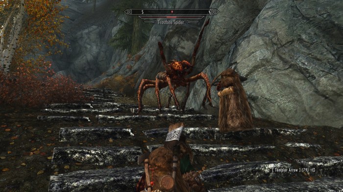 Wild mountain SPIDERS? Really?!