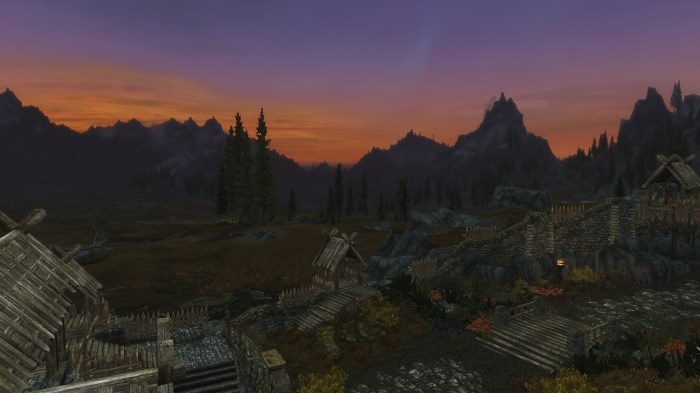 It's a beautiful evening.