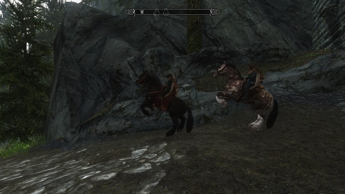 Gettin' the hell outta Dodge.