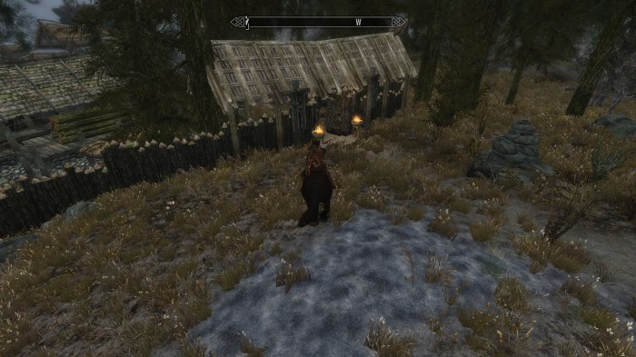 I can smell dinner at the inn from here.