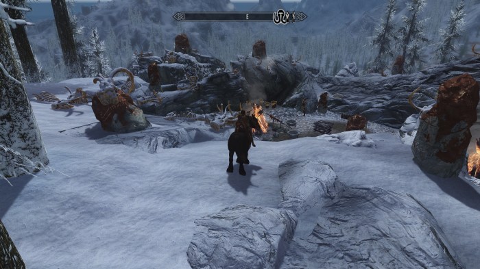 Man, Skyrim giants are hardcore survivalists.
