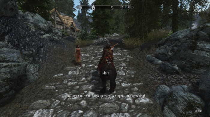 Never fear! The Dragonborn is here! (On second thought, scratch that -- go back to the fear.)