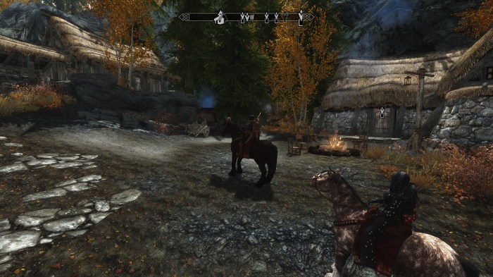 Good thing I didn't blink, or I might've missed the village.