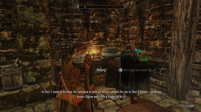 Tell you what. I'll make the trip if you make some more potions. Deal?