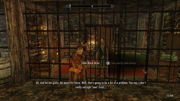 Jeez, this jail cell looks better than the Whiterun throne room.