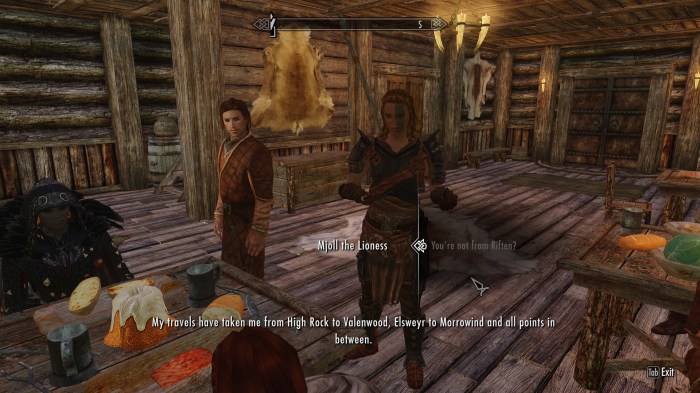 And then you wound up in Riften. That's gotta suck.