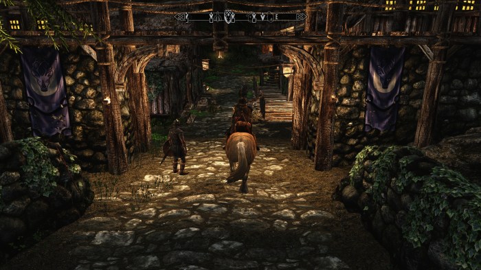 At the gates of Falkreath.