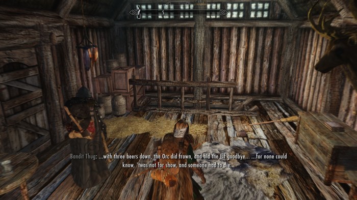 I'm guessing this isn't the home of a friendly woodcutter.