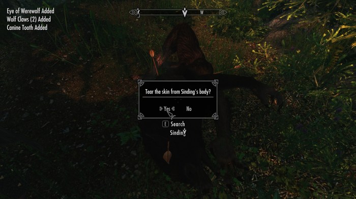 "Tear"? How vulgar. More like "carefully separate from the underlying musculature into a single usable piece".