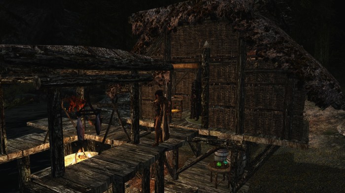 Nice of them to leave the fire burning.