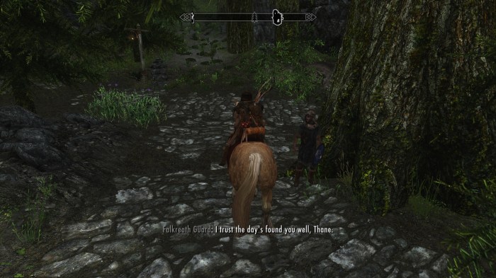 Erm... thanks, you too. Out for a nice walk, are we?