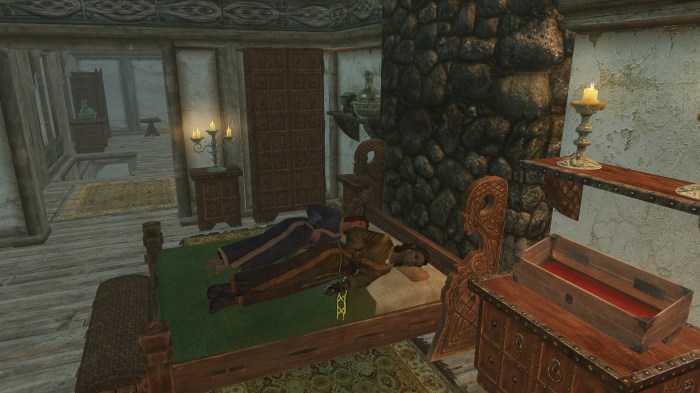 Sure beats a pile of musty furs. It's good to be Thane.