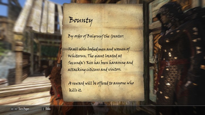 Perfect. Nothing like murdering a nearby giant to make ends meet.